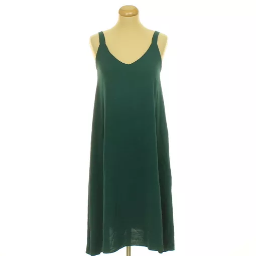 New Collection sötétzöld ruha