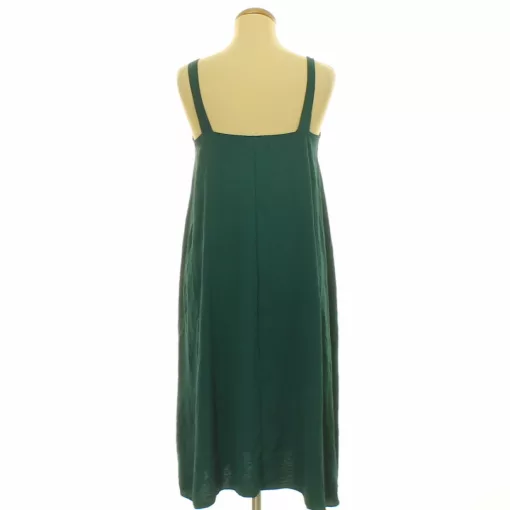 New Collection sötétzöld ruha