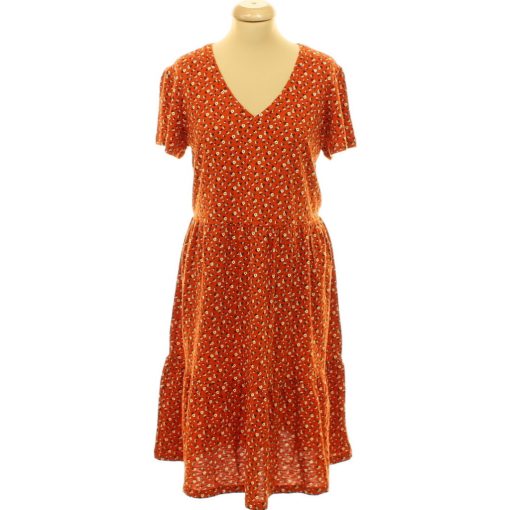 Nutmeg virágmintás pamut ruha