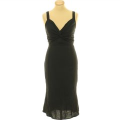 Dazy csavart fekete ruha