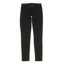 Divided szaggatott fekete skinny farmer