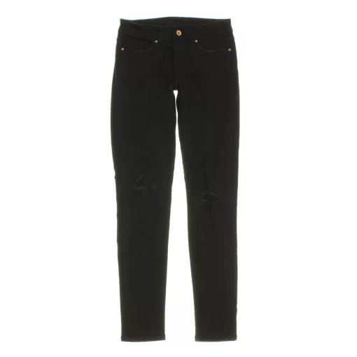 Divided szaggatott fekete skinny farmer