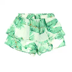 Shein mintás fodros short