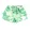 Shein mintás fodros short