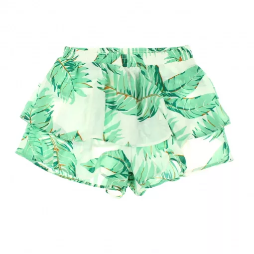 Shein mintás fodros short