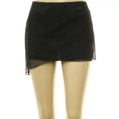 Pretty Little Thing fekete necc szoknya