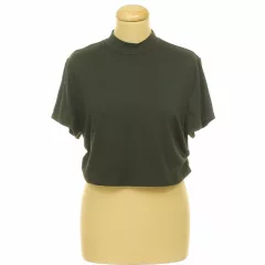 Shein ráncolt fekete top