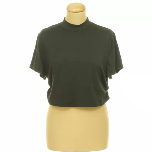 Shein ráncolt fekete top