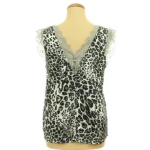 Csipkés szatén felső