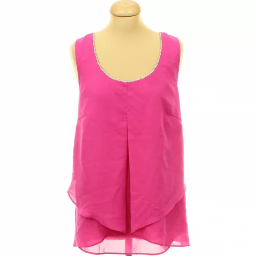 Bodyflirt strasszköves pink felső