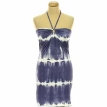 Missguided batikolt kék ruha