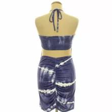 Missguided batikolt kék ruha