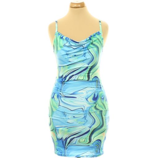 Shein mintás miniruha