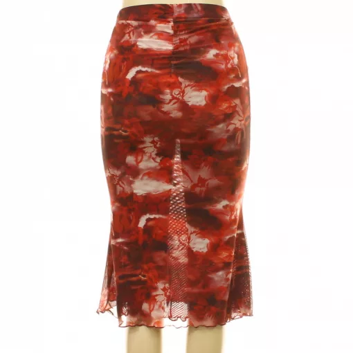 Shein mintás necc szoknya
