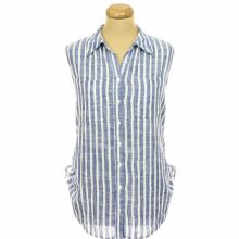 Next csíkos lenkeverék ing