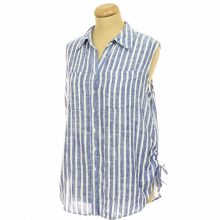 Next csíkos lenkeverék ing