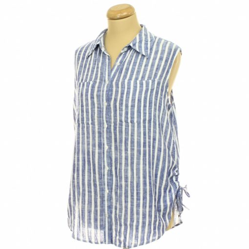 Next csíkos lenkeverék ing