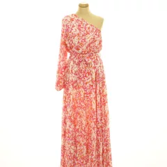 In The Style pliszírozott virágmintás ruha