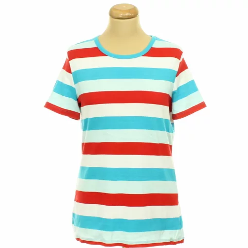 Lands End csíkos pamut póló