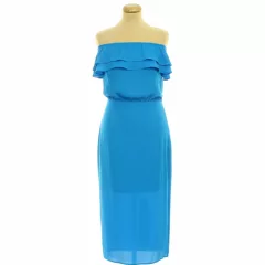 Oasis fodros kék ruha