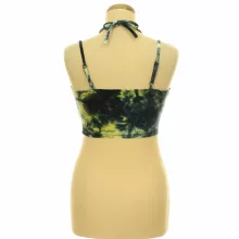 Boohoo batikolt plüssbársony top