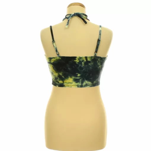 Boohoo batikolt plüssbársony top