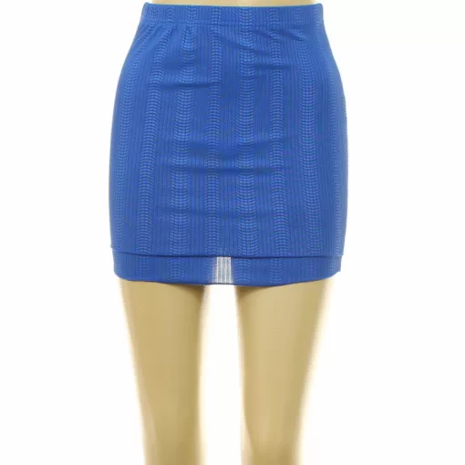 Shein kék miniszoknya
