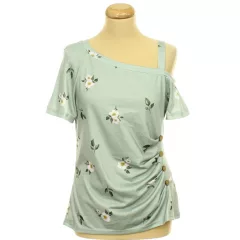 Shein álgombos virágmintás felső