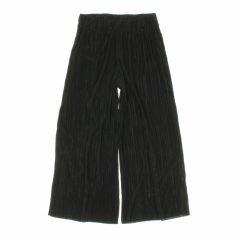 Select pliszírozott fekete nadrág