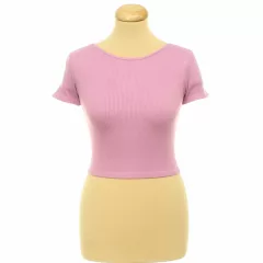 Zara bordázott sztreccs top