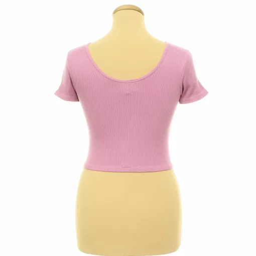 Zara bordázott sztreccs top