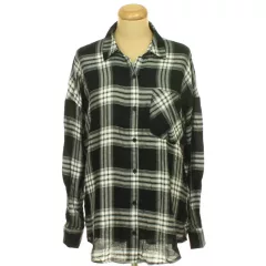 George kockás oversize viszkóz ing