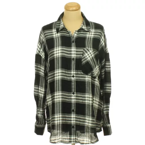 George kockás oversize viszkóz ing