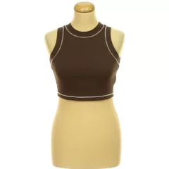 Shein bordó top