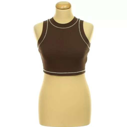 Shein bordó top