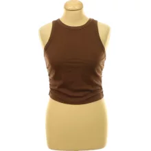 Shein ráncolt barna trikó