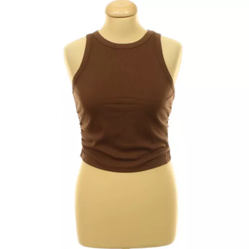 Shein ráncolt barna trikó