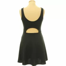 Divided fekete nyitott hátú ruha