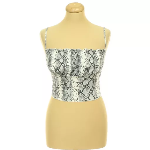 Shein kígyóbőrmintás top