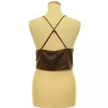 H&M barna szatén top