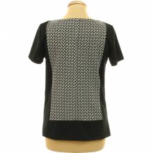 Dorothy Perkins fekete-fehér mintás felső