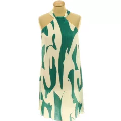 Shein mintás pliszírozott ruha