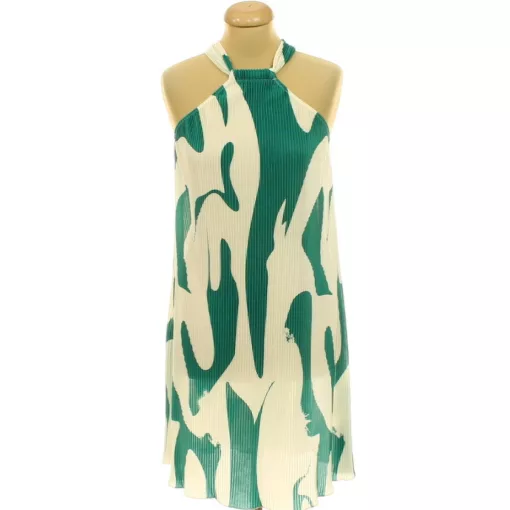 Shein mintás pliszírozott ruha