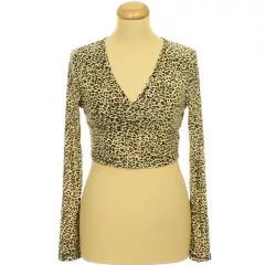 Shein leopárdmintás top