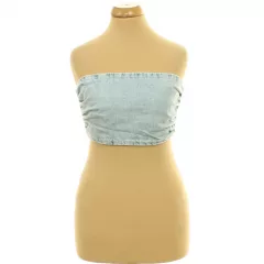 Gumírozott farmer top
