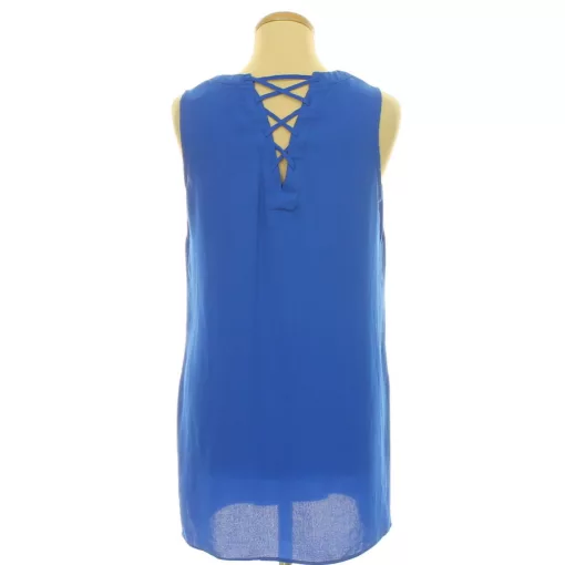 George fűzős kék felső