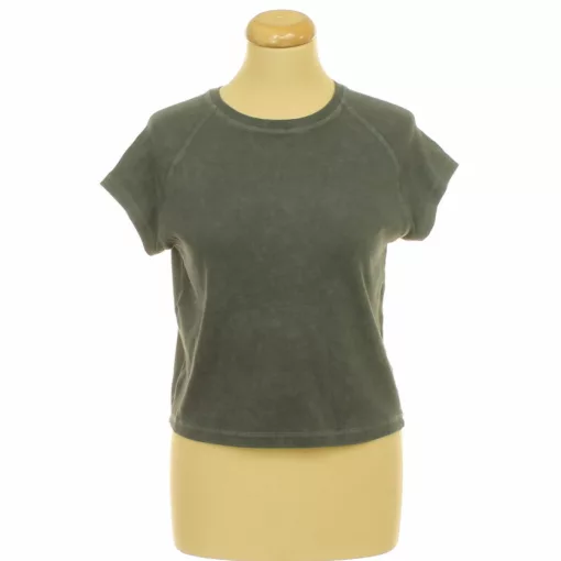 Primark bordázott szürke top