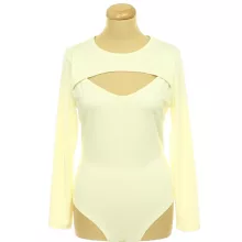 Shein sárga body