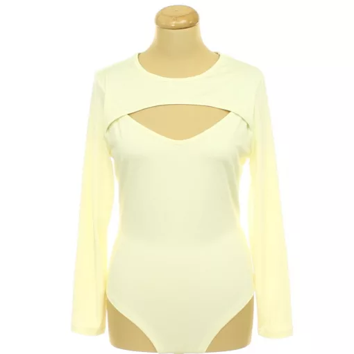 Shein sárga body