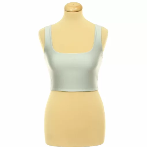 Asos szürke elasztikus szatén top